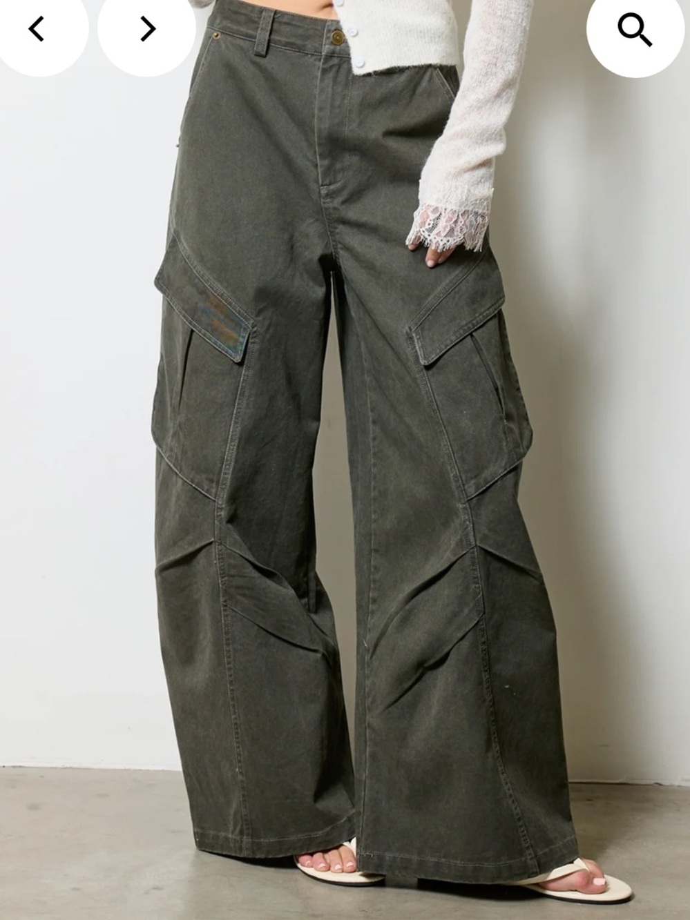 ❤️ NWT Mimosa Wide Leg Cargo Jeans